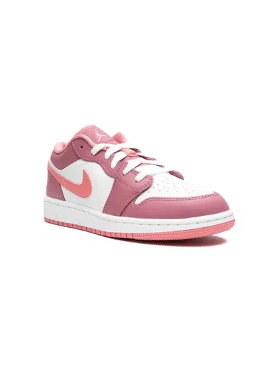 Jordan Kids'  1 Low "desert Berry" Sneakers In Pink