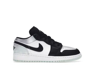 Pre-owned Jordan 1 Low Easter Pastel Tiedye Sneakers In Black/blue