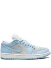 Jordan 1 Low Sneakers In Grey