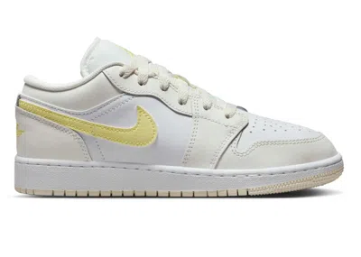 Pre-owned Jordan 1 Low Light Laser Orange Sneakers In Sail/white/laser Fuchsia