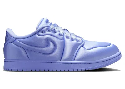 Pre-owned Jordan 1 Low Method Of Make Satin (women's) Sneakers In Aluminum