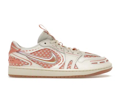 Pre-owned Jordan 1 Low Method Of Make V3 (women's) Sneakers In Sail/coconut Milk/washed Coral
