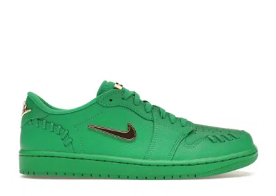 Pre-owned Jordan 1 Low Method Of Make (women's) Sneakers In Lucky Green/metallic Gold