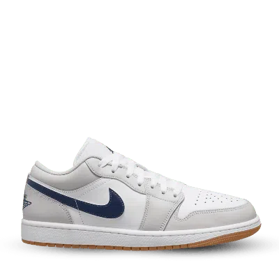 Jordan 1 Low Midnight Navy Neutral Grey In White
