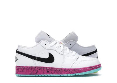 Pre-owned Jordan 1 Low Midsoles Sneakers In White/black