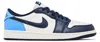 Jordan 1 Low Og Obsidian Unc In Animal Print