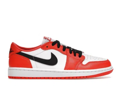 Pre-owned Jordan 1 Low Og (women's) Sneakers In Starfish/white/black
