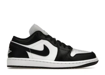 Pre-owned Jordan 1 Low Panda (2023) (women's) Sneakers In White/black In Multi