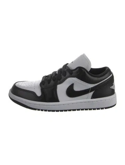 Pre-owned Jordan 1 Low Panda (women's) Athletic Sneakers In Black
