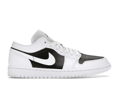 Pre-owned Jordan 1 Low Panda (women's) Sneakers In White/black