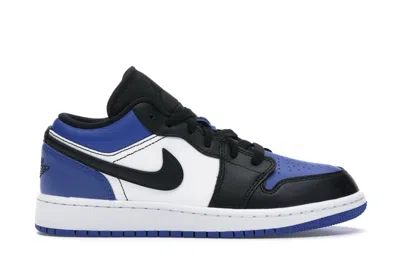 Pre-owned Jordan 1 Low Royal Toe Sneakers In Sport Royal/white/black