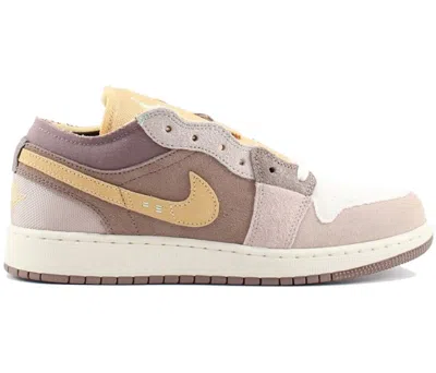 Pre-owned Jordan 1 Low Se Craft Sneakers In Taupe Haze/mint Foam/celestial Gold In Multi