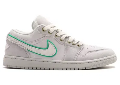 Pre-owned Jordan 1 Low Se Distressed (women's) Sneakers In Light Smoke Grey/summit White/pure Platinum