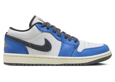 Pre-owned Jordan 1 Low Se Flight Vintage (women's) Sneakers In Summit White/iron Grey