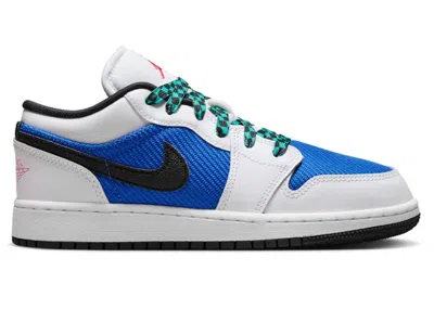 Pre-owned Jordan 1 Low Se Formula 23 Pack Sneakers In White/hyper Royal/hyper Jade