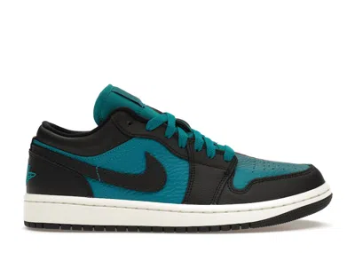 Pre-owned Jordan 1 Low Se Homage Split (women's) Sneakers In Bright Spruce/black/white