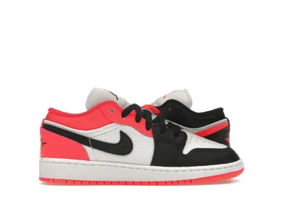 Pre-owned Jordan 1 Low Se Mismatched Infrared Sneakers In Infrared 23/white/black In Multi