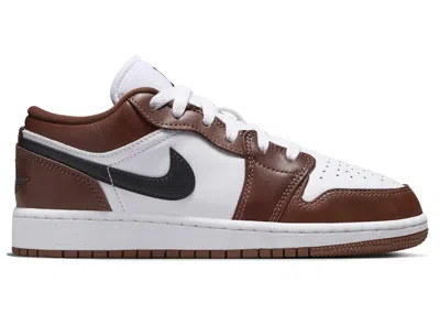Pre-owned Jordan 1 Low Se Sneakers In White/dark Pony/black
