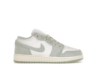 Pre-owned Jordan 1 Low Se Sneakers In White/seafoam/sail In Multi