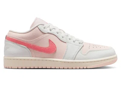 Pre-owned Jordan 1 Low Se Strawberry Milkshake (women's) Sneakers In Summit White/light Soft Pink/sail In Multi