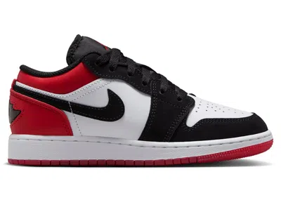 Pre-owned Jordan 1 Low Se Toe (2025) Sneakers In White/varsity Red/black