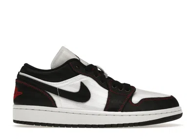 Pre-owned Jordan 1 Low Se Utility (women's) Sneakers In White/black/gym Red