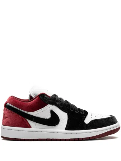 Jordan 1 Low Se "velvet Black Toe In Red