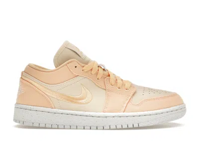 Pre-owned Jordan 1 Low Se (women's) Sneakers In Celestial Gold/sail/muslin