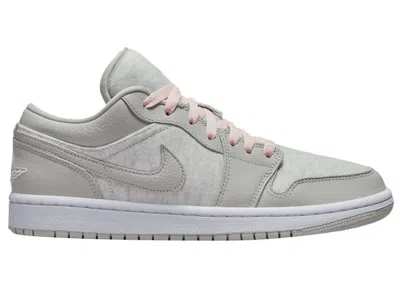 Pre-owned Jordan 1 Low Se (women's) Sneakers In Light Iron Ore/white/atmosphere