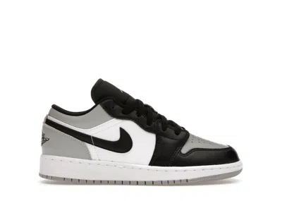 Pre-owned Jordan 1 Low Shadow Toe Sneakers In Light Smoke Grey/black/white