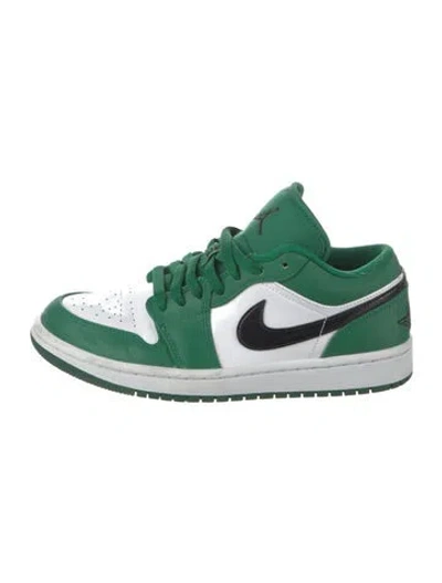 Pre-owned Jordan 1 Low Sneakers In Green