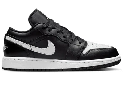 Pre-owned Jordan 1 Low Sneakers In Black/summit White In Multi