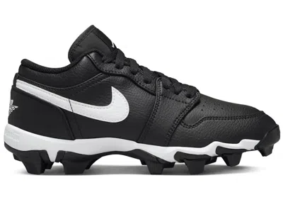 Pre-owned Jordan 1 Low Sneakers In Black/white