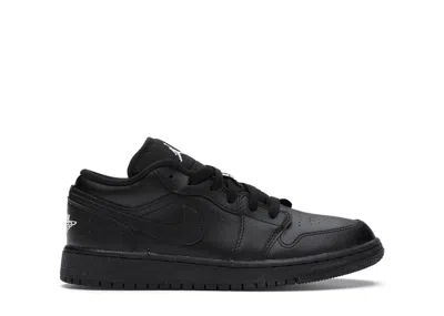 Pre-owned Jordan 1 Low Sneakers In Black/white In Multi