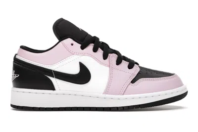 Pre-owned Jordan 1 Low Sneakers In Light Arctic Pink/black/white