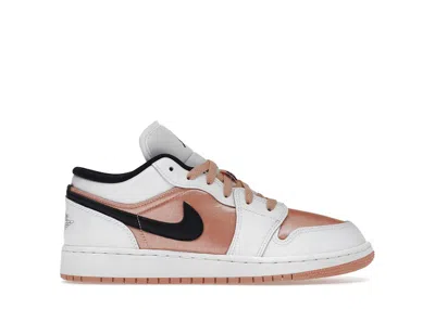 Pre-owned Jordan 1 Low Sneakers In Light Madder Root/black/white
