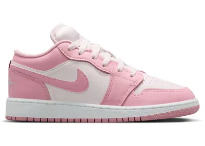 Pre-owned Jordan 1 Low Sneakers In Medium Soft Pink/white/pearl Pink
