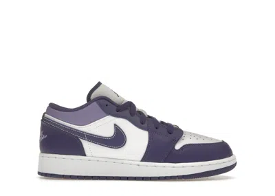 Pre-owned Jordan 1 Low Sneakers In Sky Blue J Purple/white/sky Blue J Light Purple In Multi