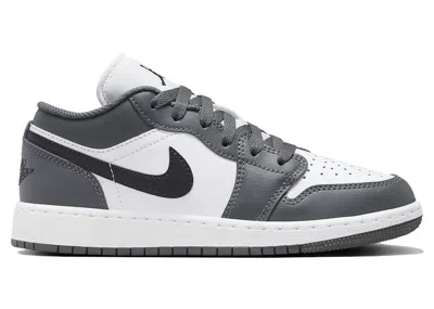 Pre-owned Jordan 1 Low Sneakers In White/black/iron Grey In Multi