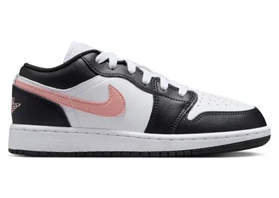 Pre-owned Jordan 1 Low Sneakers In White/black/rust Pink In Multi