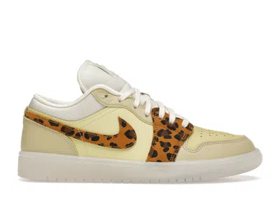 Pre-owned Jordan 1 Low Snkrs Day (women's) Sneakers In White/yellow/clear