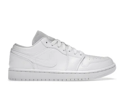 Pre-owned Jordan 1 Low Triple (2022) (women's) Sneakers In White