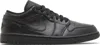Jordan 1 Low Triple Black In Black