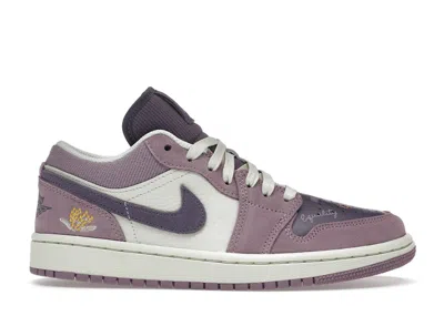 Pre-owned Jordan 1 Low Unity (women's) Sneakers In Purple Smoke/sail In Multi