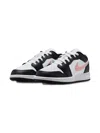 Jordan Kids'  1 Low "white/black/rust Pink" Sneakers