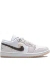 Jordan 1 Low "white/white/light Soft Pink/ironstone" Sneakers In White