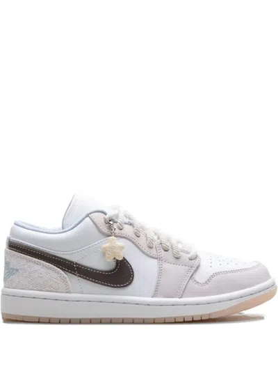 Jordan 1 Low "white/white/light Soft Pink/ironstone" Sneakers