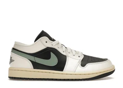Pre-owned Jordan 1 Low (women's) Sneakers In Anthracite/jade Smoke/sail In Multi