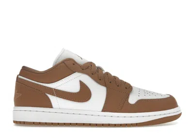 Pre-owned Jordan 1 Low (women's) Sneakers In Archaeo Brown/white In Multi