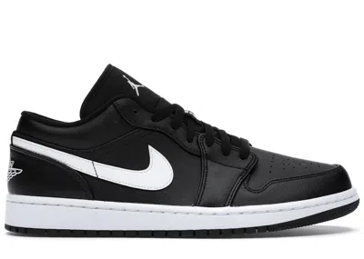Pre-owned Jordan 1 Low (women's) Sneakers In Black/white In Multi